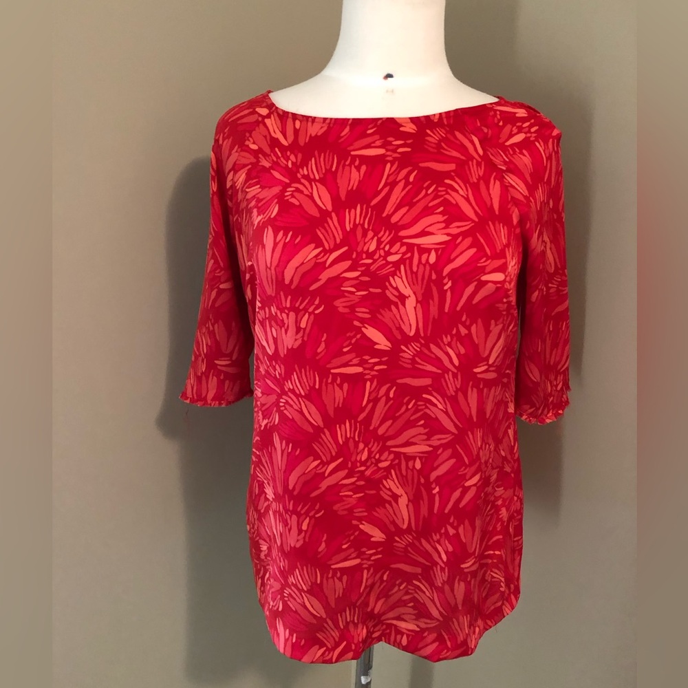 Banana Republic Blouse Ted and Coral Size Small